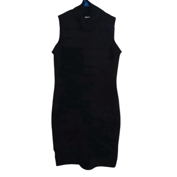 🌹NWOT:CALVIN KLEIN SLEEVELESS TURTLE NECK DRESS - Picture 1 of 8